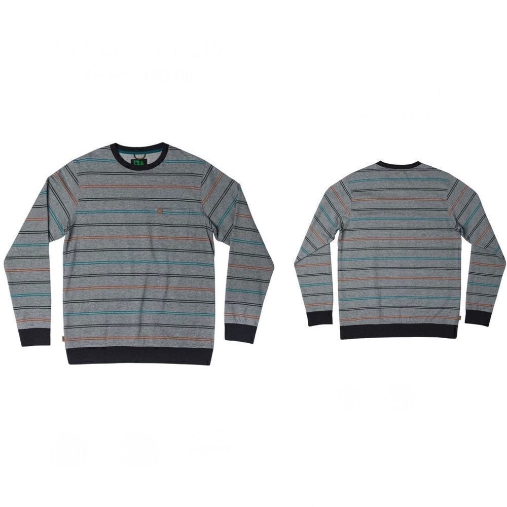 HIPPYTREE Avalon Striped Crew Sweater-M